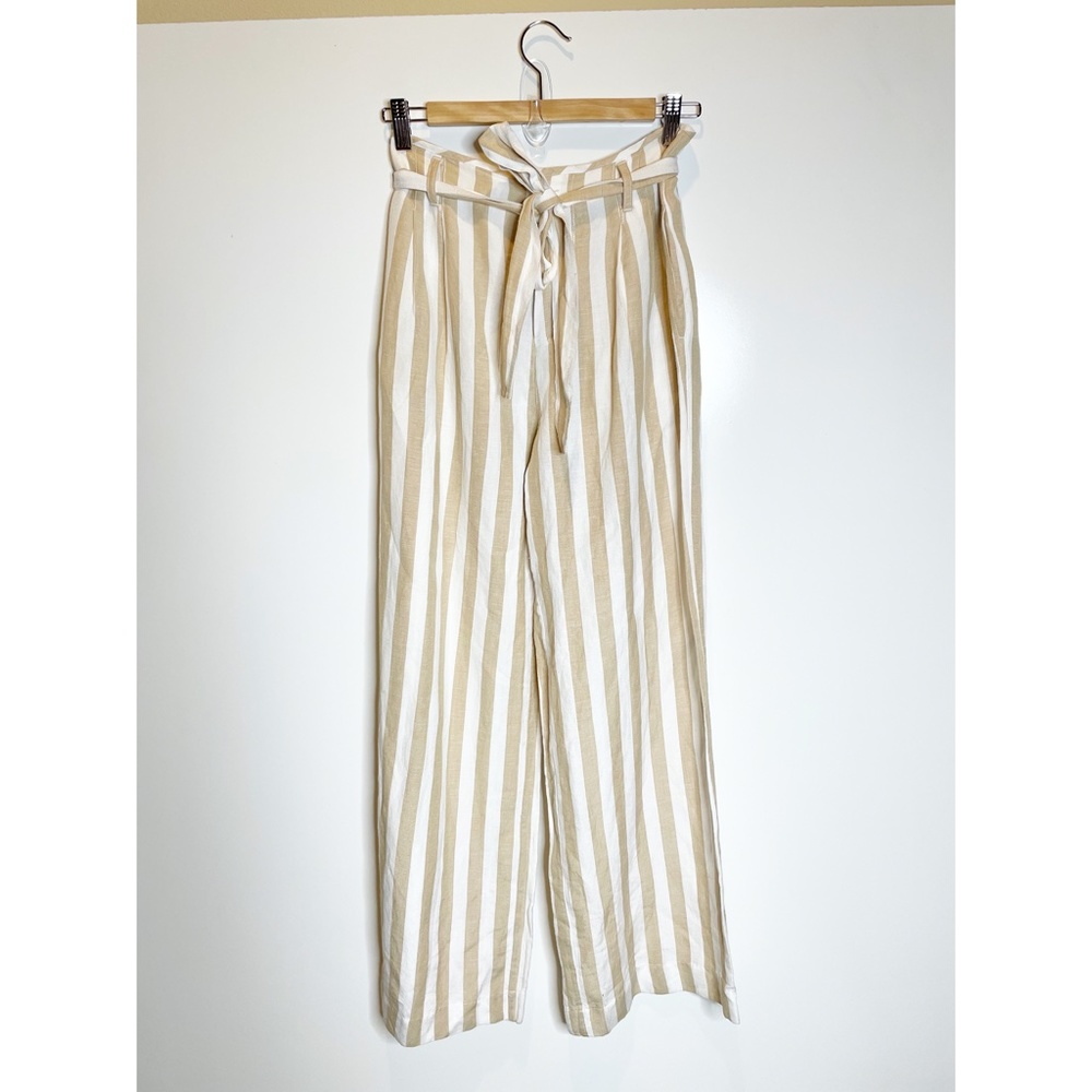 Rails Jess Striped Linen-Blend Wide-Leg Pants - image 2
